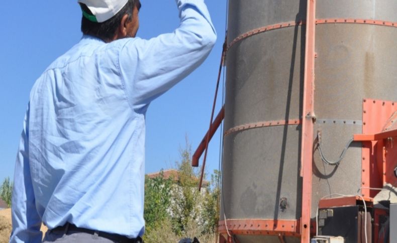 Edirne'de çeltik tarladan kurutma makinelerine geldi