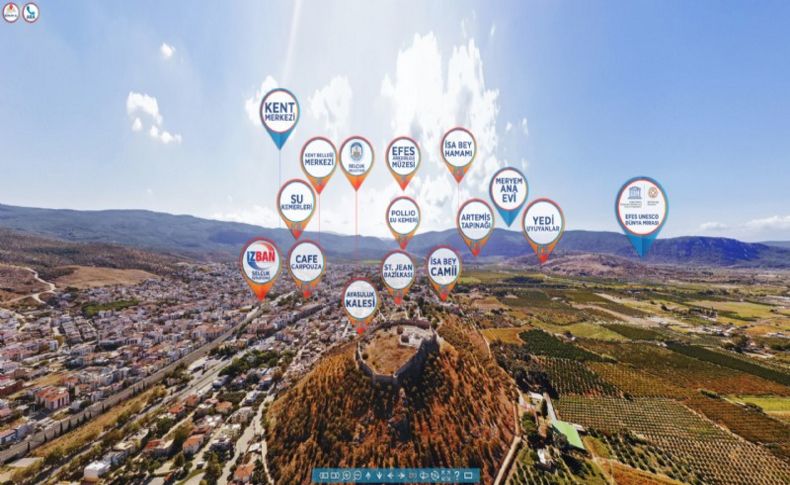 Selçuk'ta 360 derece sanal tur ile turizmde yeni dönem
