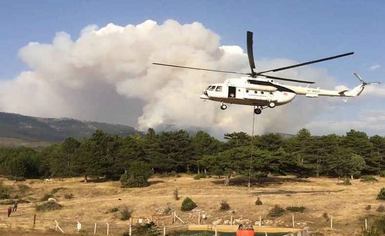 Ege Rallisi'nde araç yangını