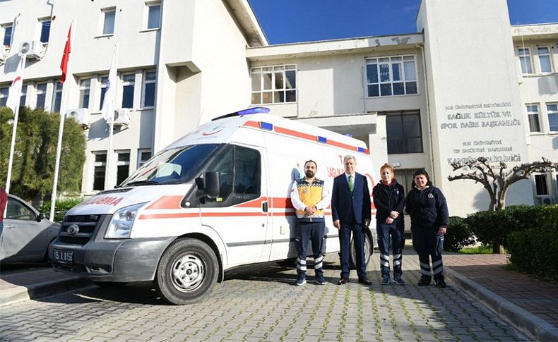 Ege Üniversitesi Kampüsü'ne 112 ambulans istasyonu