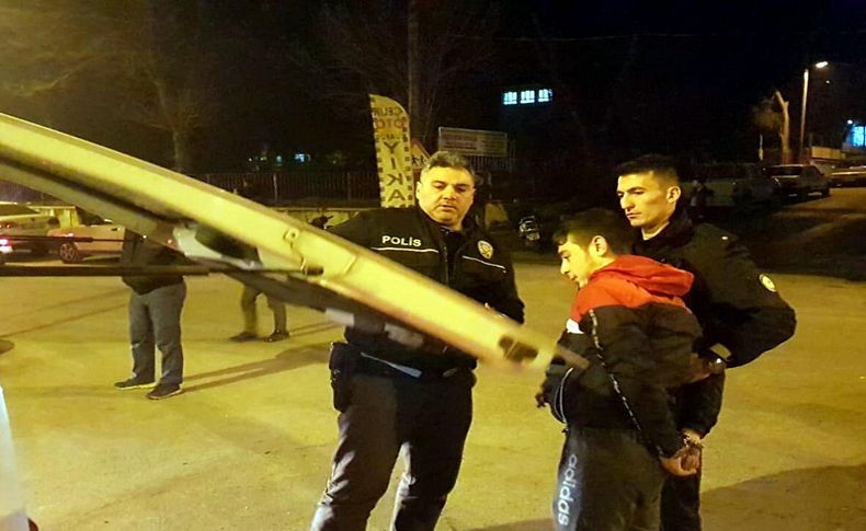 'Dur' ihtarına uymadı, polise zor anlar yaşattı!