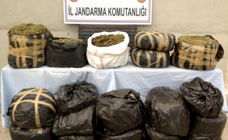 Elazığ'da 138 kilo kubar esrar ele geçirildi