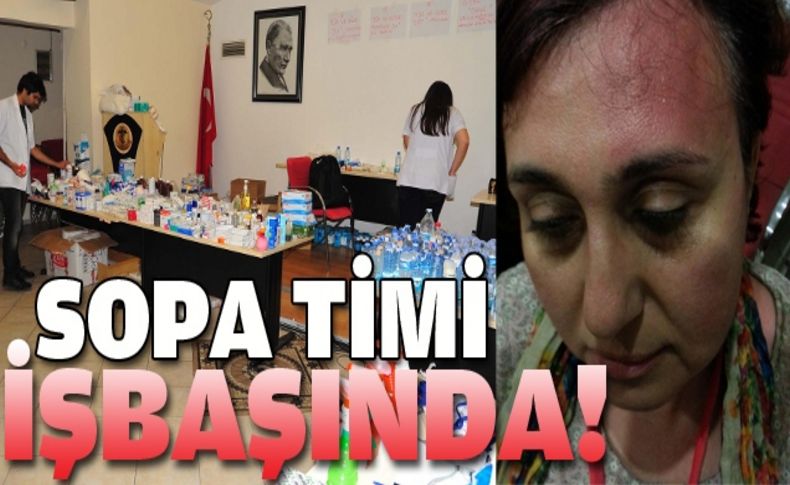 Eli sopalı kişiler sağlık personelini darp etti iddiası