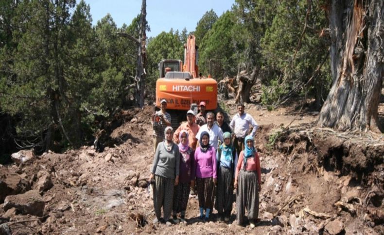 Elmalı yaylalarına ulaşmak kolaylaşıyor