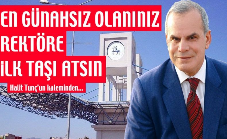 En günahsız olanınız rekötre ilk taşı atsın