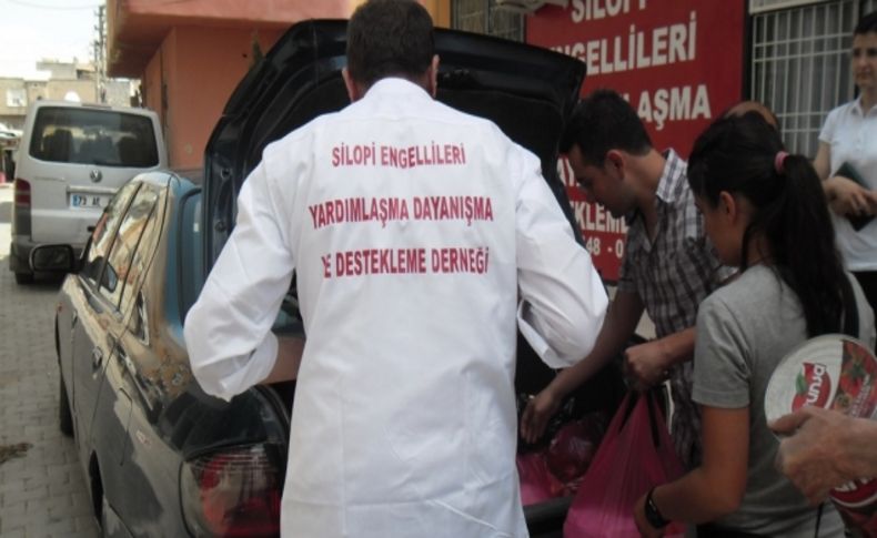 Engelli kız çocuğu için yardım topladılar