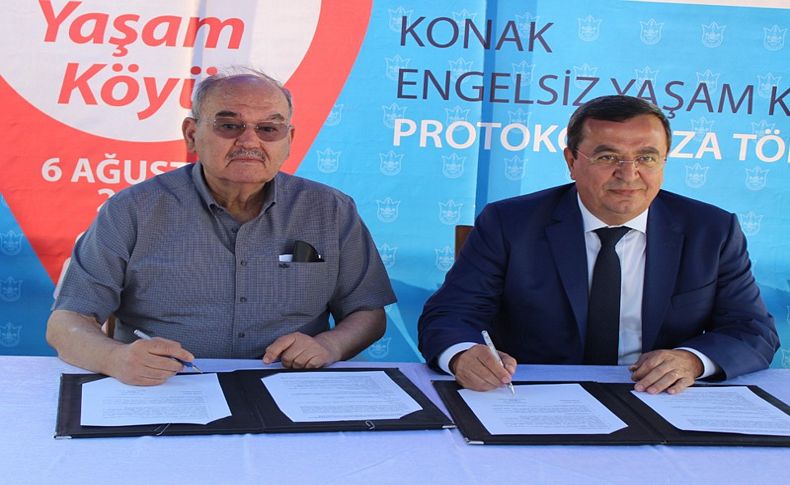 ‘Engelsiz Yaşam Köyü’ için protokol imzalandı