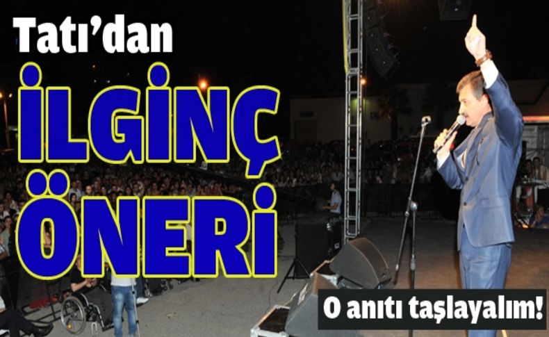 Ercan Tatı'dan bir ilk daha, “Sivas'a taşlama anıtı“