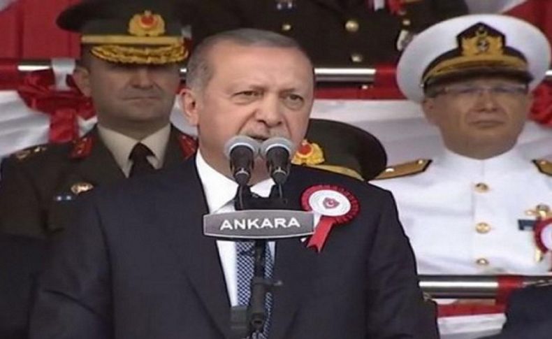Erdoğan'dan Kara Harp Okulu'nda önemli mesajlar