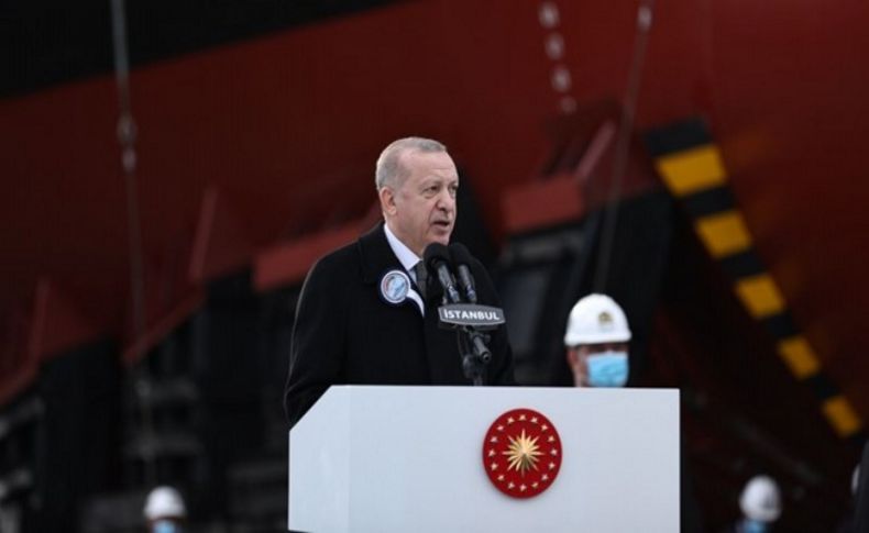 Erdoğan: Kendi savaş gemisini yapabilen 10 ülke arasındayız
