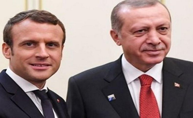 Erdoğan, Macron ile telefonda görüştü