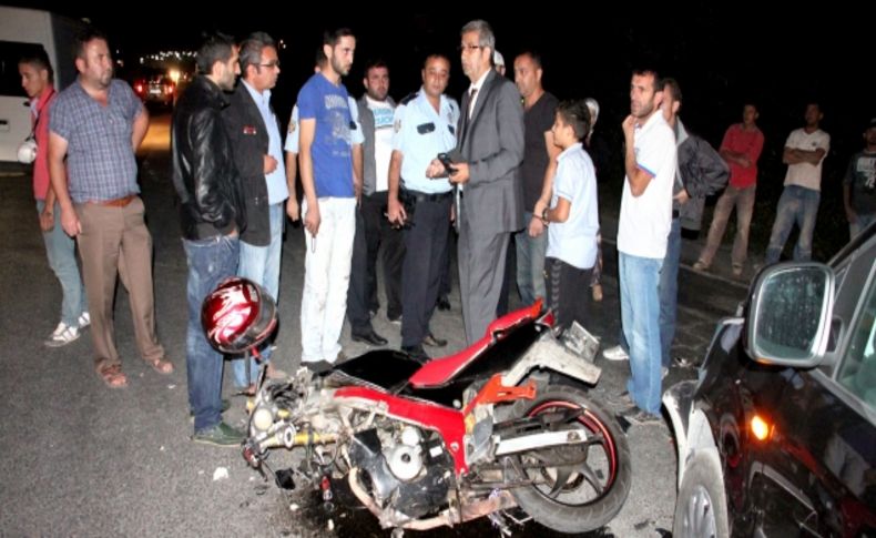 Ereğli'de kaza: Motosiklet sürücüsü ağır yaralandı
