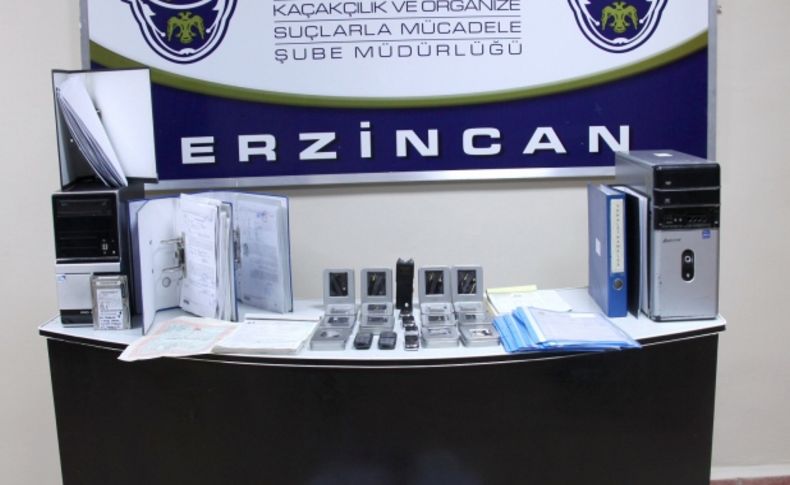 Erzincan'da tefeci operasyonu