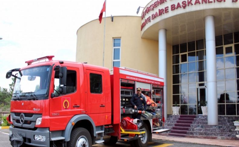 Erzurum Büyükşehir Belediyesi arama ve kurtarma aracı aldı