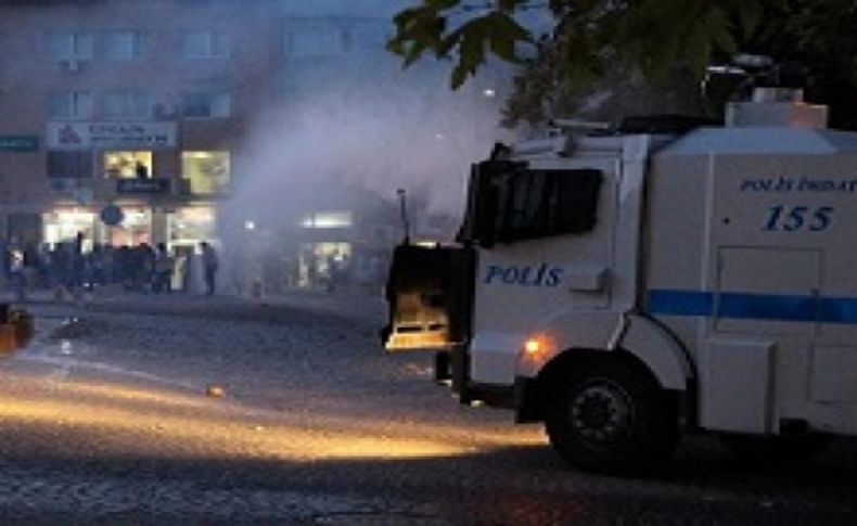 Esnaftan polise sert tepki