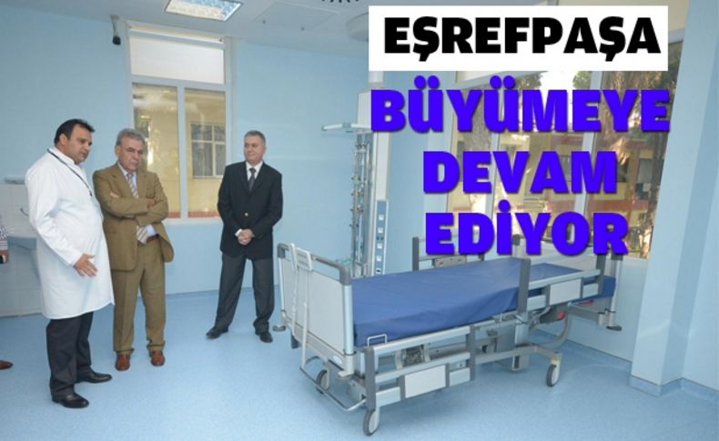 Eşrefpaşa Hastanesi büyümeye devam ediyor
