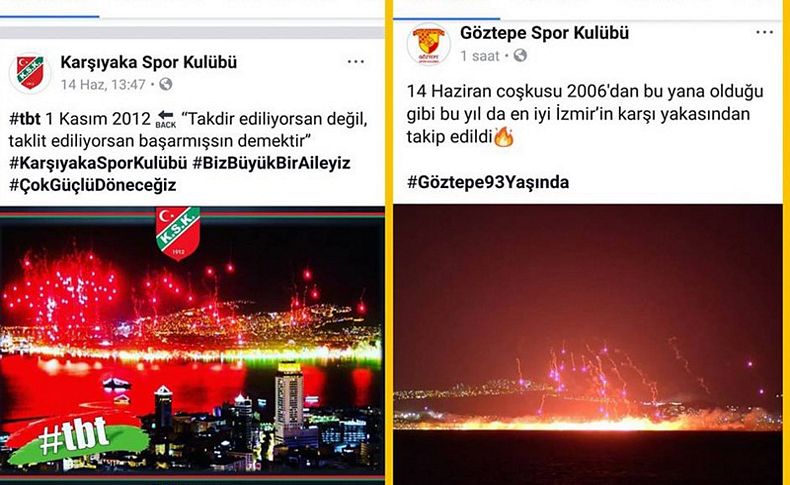 Ezeli rakipler sanalda atıştı