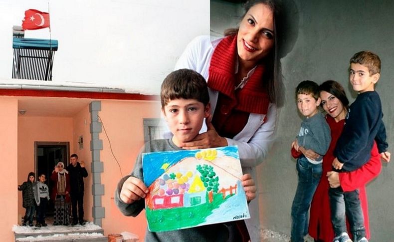 Fark yaratan öğretmen! Küçük Necati'nin artık evi var