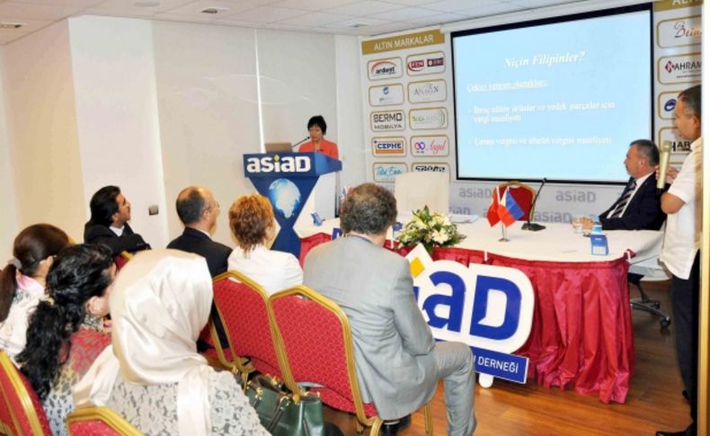 Filipinler Büyükelçisi, Mersinli işadamlarını işbirliğine davet etti