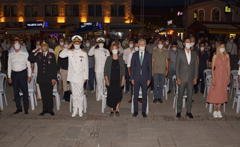 Foça'da 15 Temmuz anma töreni düzenlendi