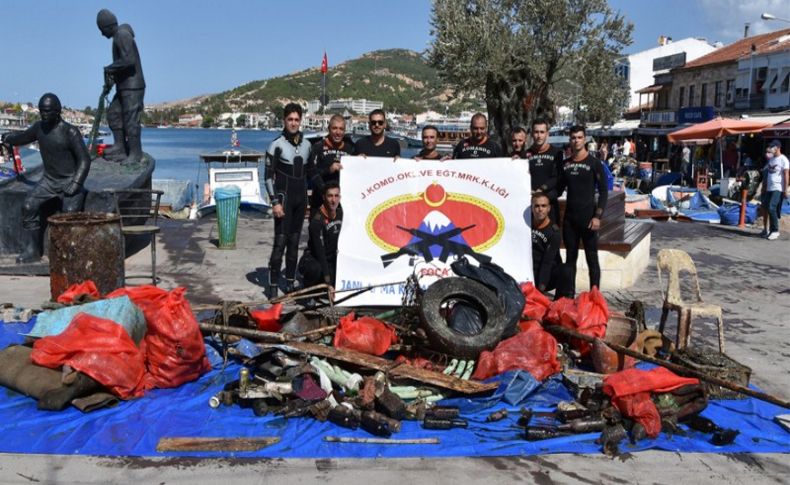 Foça’da büyük çevre temizliği