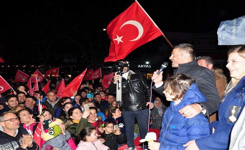 Foça'da Fatih Gürbüz coşkusu
