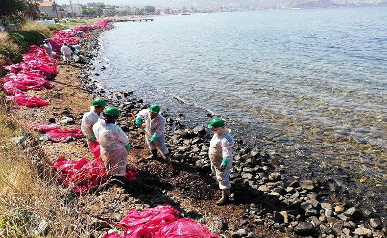 Foça'da kirlilik tepkisi: Denize giremiyoruz, deniz ürünlerini tüketemiyoruz