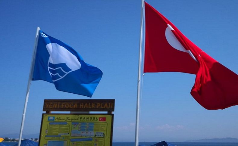 Foça'ya bir mavi bayrak daha