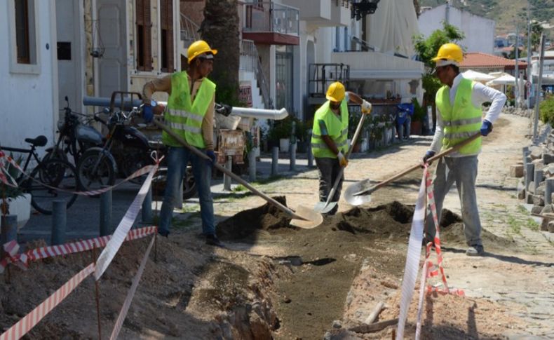 Foça, yeni içme suyu hattına kavuşuyor