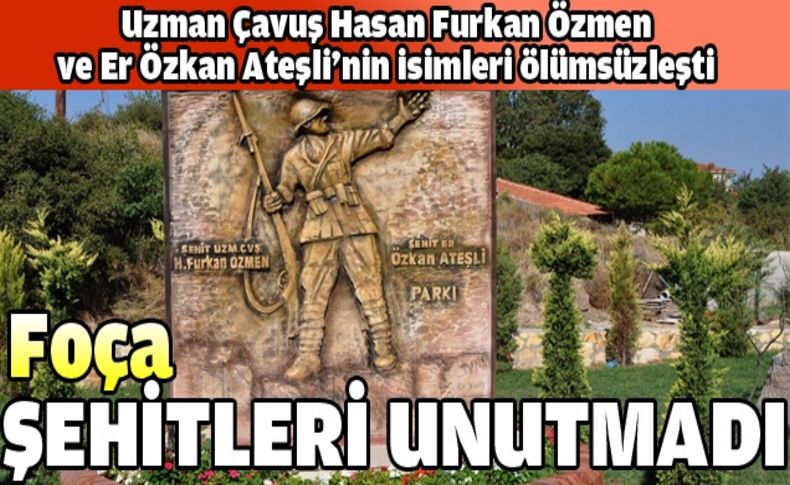 Foça şehitleri unutmadı