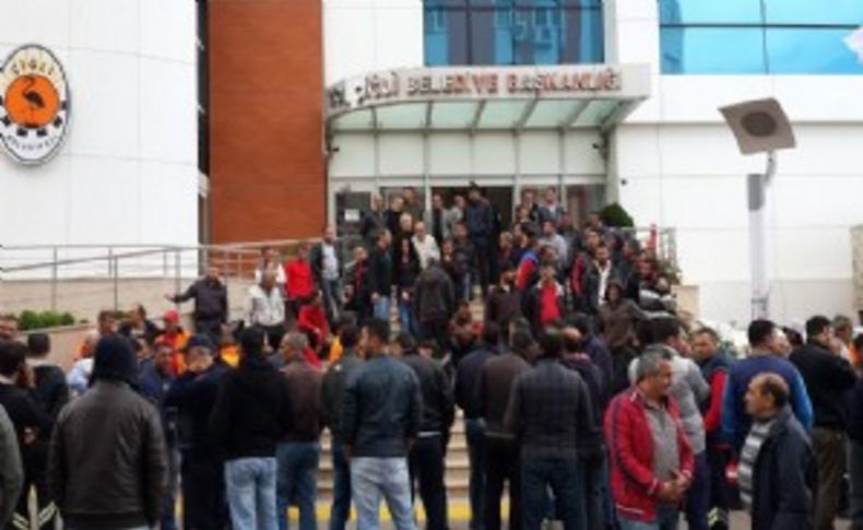 Çiğli'de yine alacak krizi!