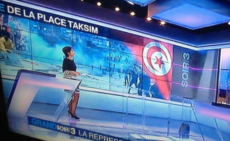 Fransa kanalında Türk bayrağı skandalı