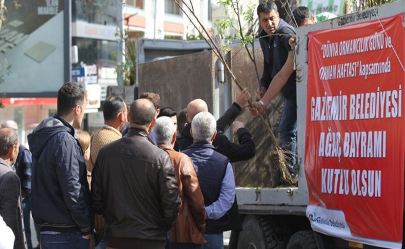 Gaziemir’de yeşil mutluluk