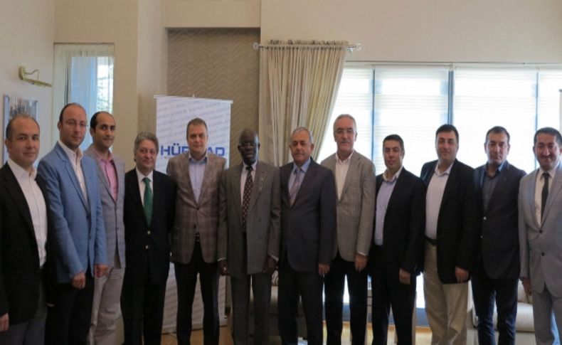 Gambiya Büyükelçisi’nden HÜRSİAD’a ziyaret