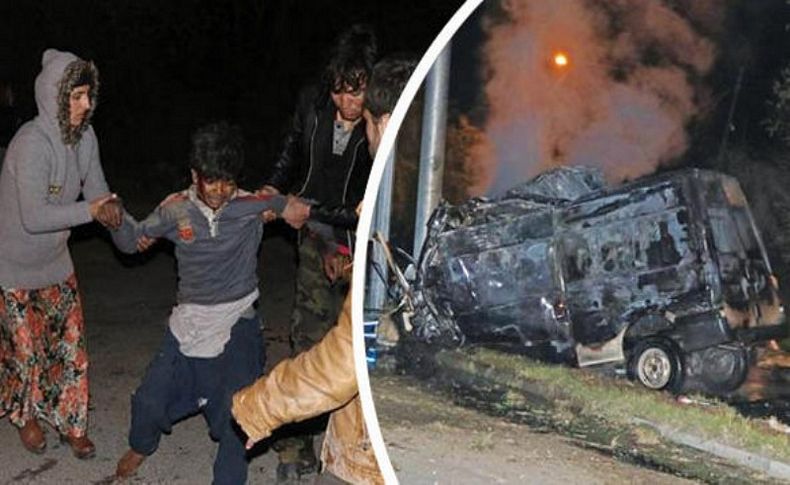 Gece yarısı korkunç kaza:17 ölü 38 yaralı