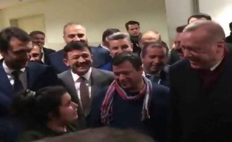 Genç kızdan Cumhurbaşkanı Erdoğan'ı güldüren sözler