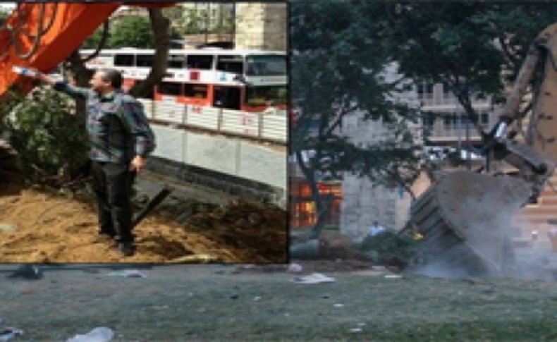 Gezi Parkı'na şafak baskını
