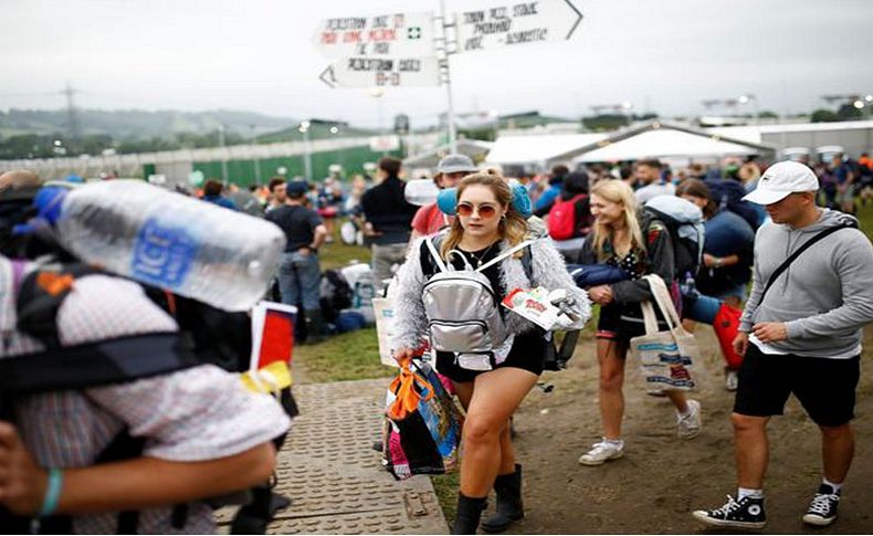 Glastonbury Festivali böyle başladı