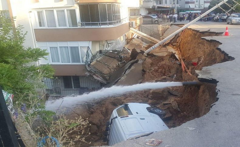 Göçük olayına Torbalı Belediyesi el attı