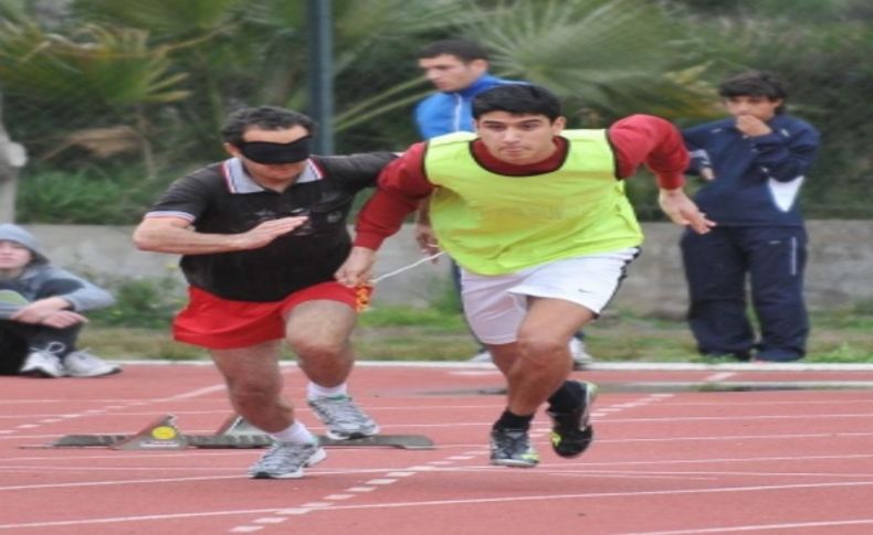 Görme engelli sporcuların mücadelesi