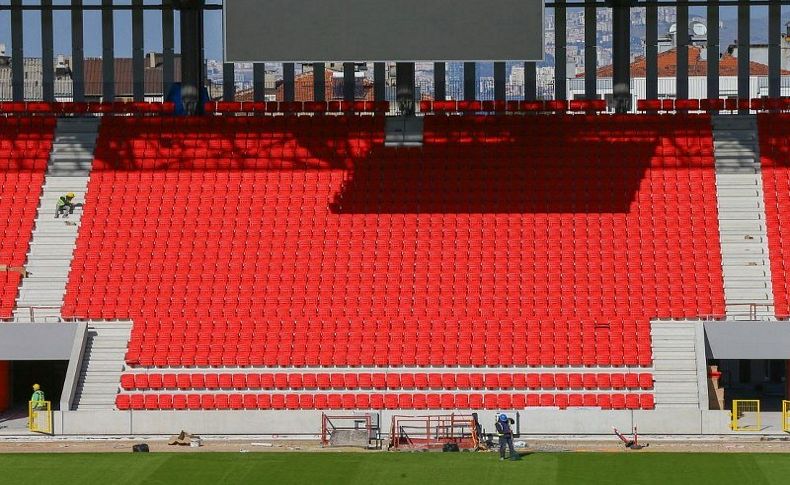 Göztepe'de ayakta seyirci uygulamasına engel