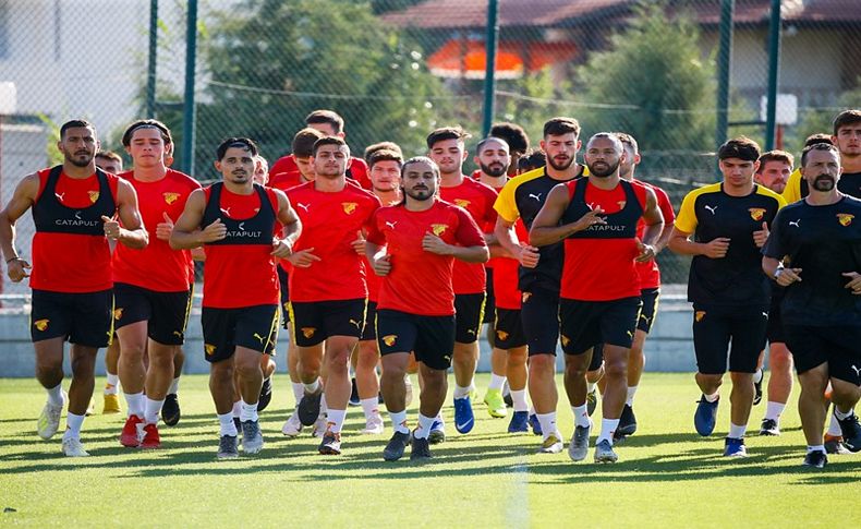 Göztepe'de sıkı çalışma