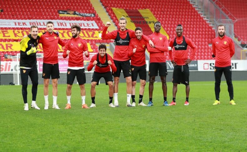 Göztepe, MKE Ankaragücü maçının hazırlıklarına devam etti