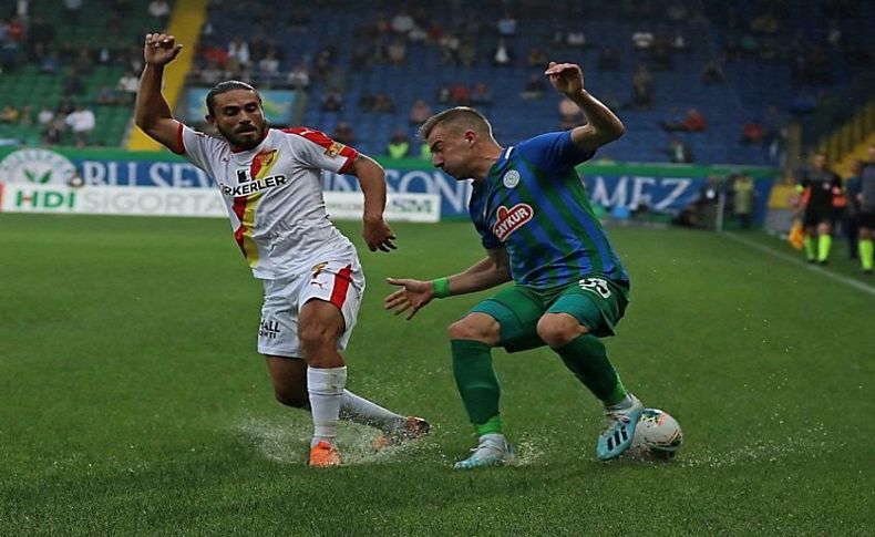 Göztepe Rize deplasmanından bir puanla döndü