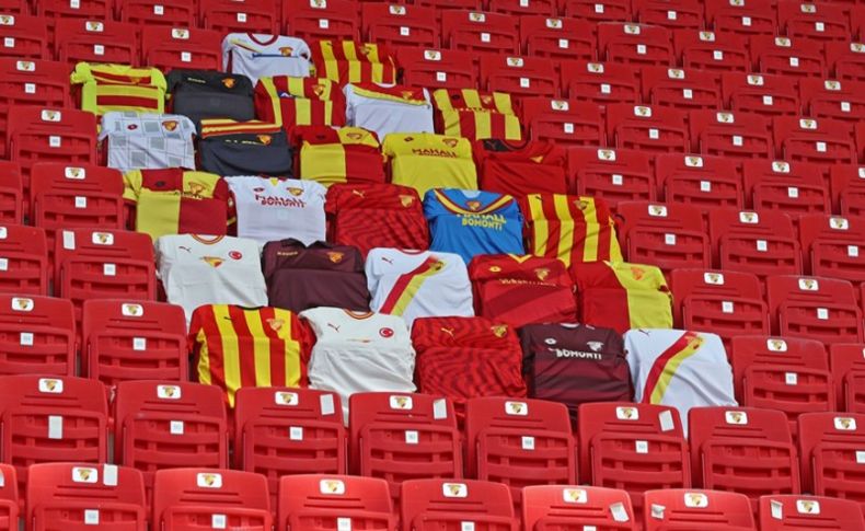 Göztepe taraftarının tribündeki yerini lisanslı formalar dolduracak