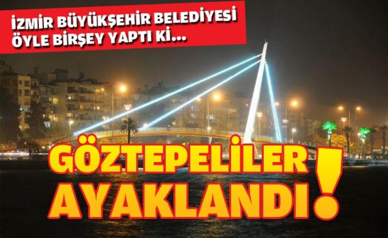 Göztepeliler’den Büyükşehir’e  ışıklandırma tepkisi