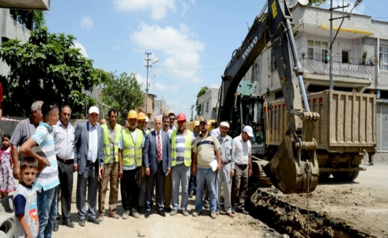 Gülbahçesi'nde altyapı atağı başladı