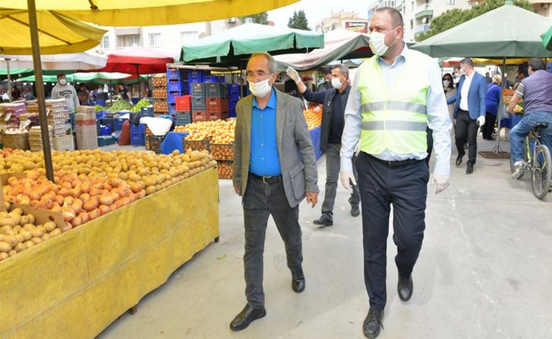 Gümrükçü’den pazar yerinde denetim