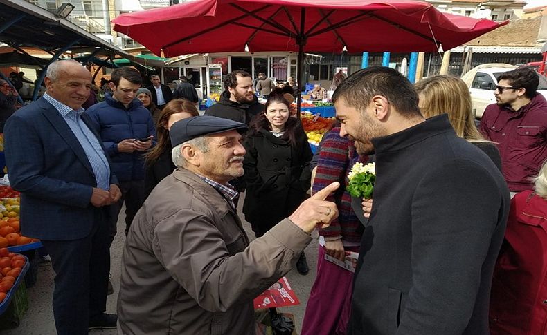 Gürbüz pazara indi, destek istedi