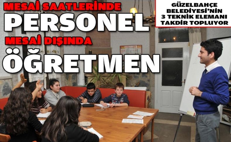 Güzelbahçeli öğrencilere belediye personelinden ücretsiz matematik dersi